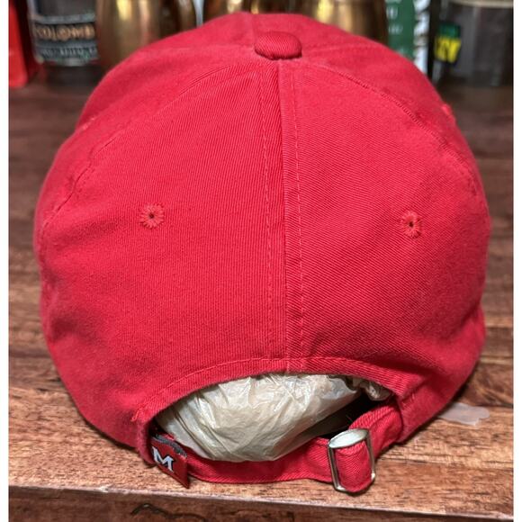 Miami RedHawks NCAA Collegiate Red Relaxed Fit Hat Adjustable Cap - Picture 3 of 7